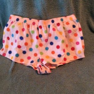 NWOT (M) PINK Polka Dot Sleep Shorts